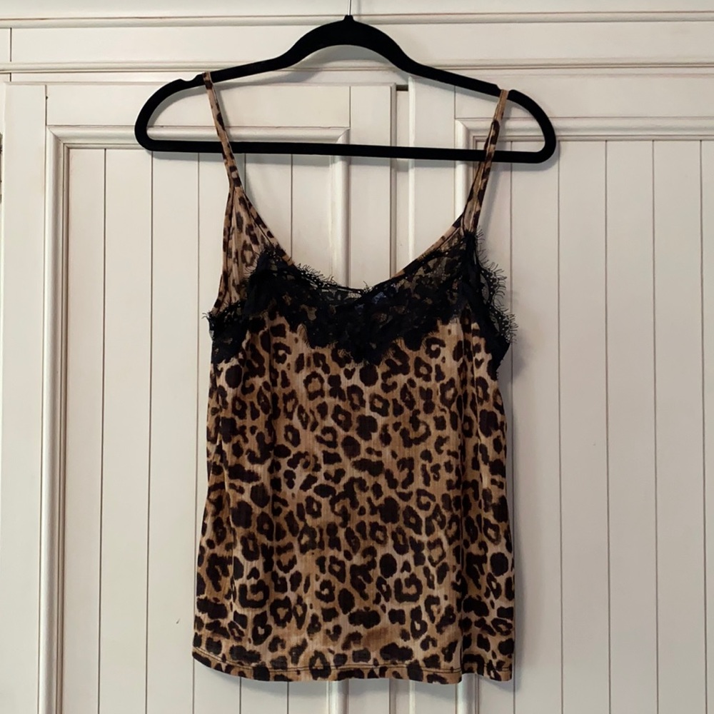 Lace Cheetah Tank